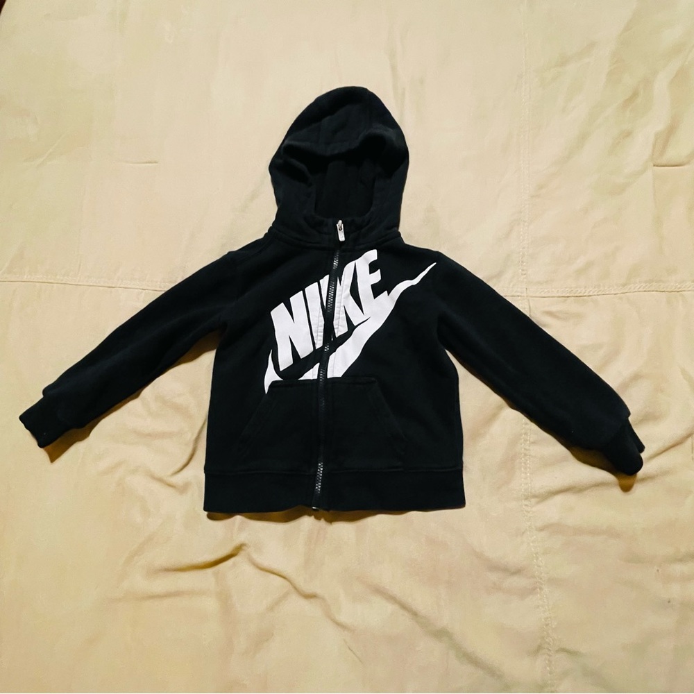 Nike Toddler 3T Black Full Zip Hoodie Sweatshirt